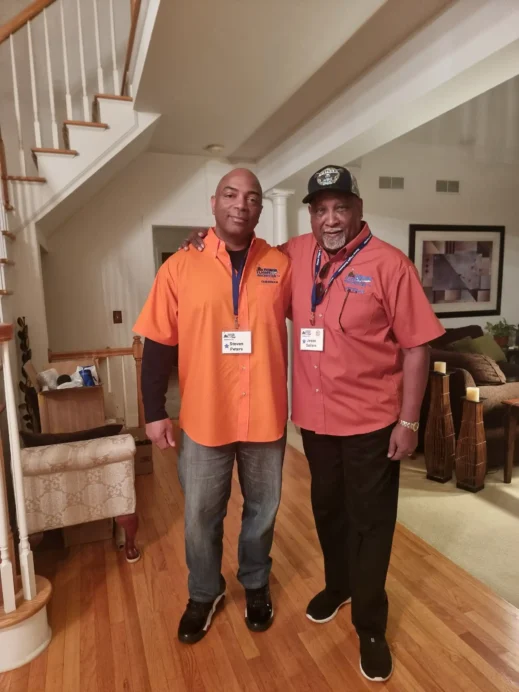 Honor Flight Steven and Dad before leaving