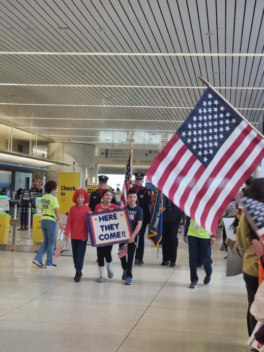 Honor Flight, here they come