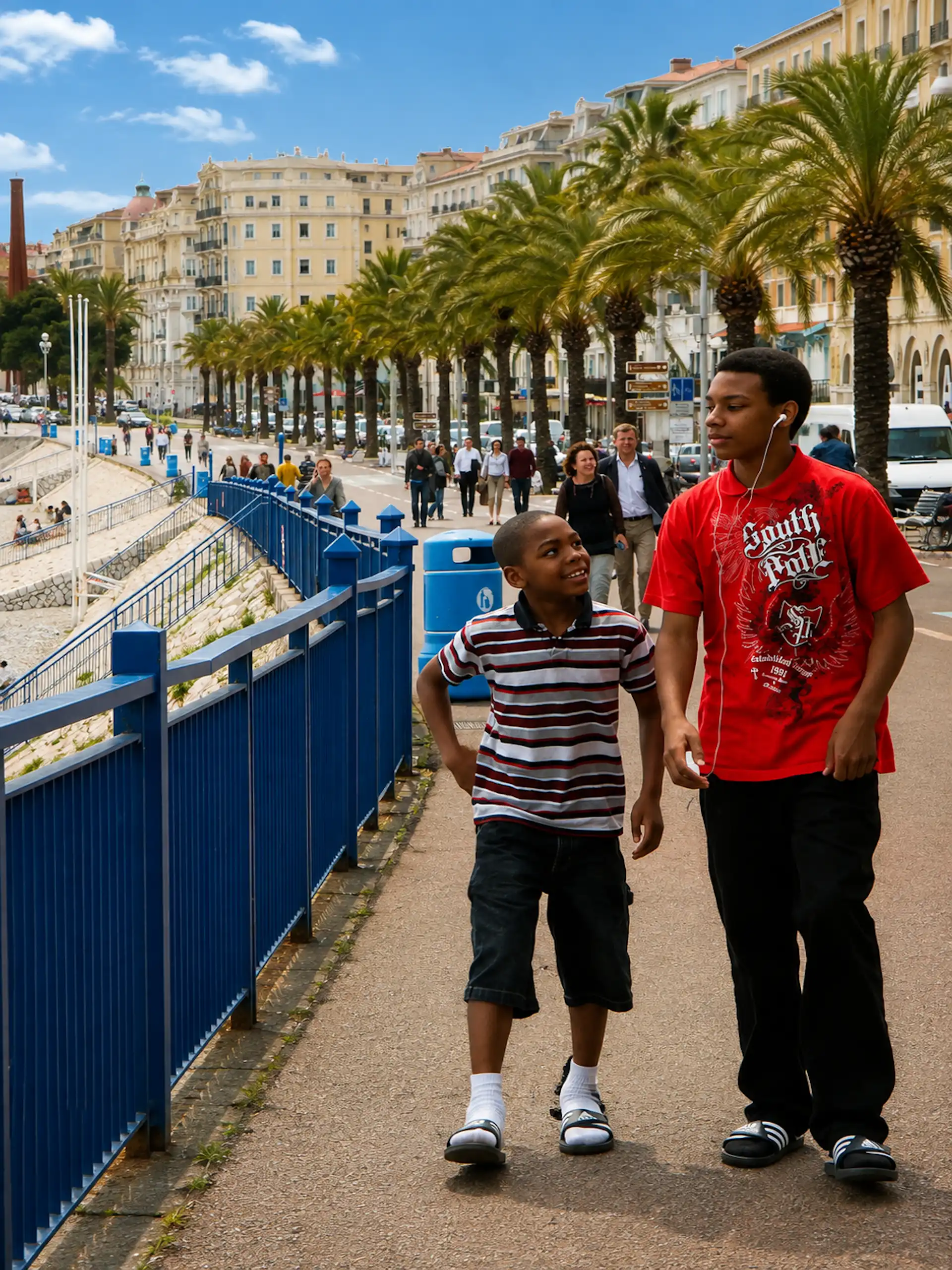 boys, Nice, Avenue des ANGLAIS