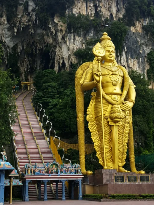 Gold Statue, Batu Caves, Kuala Lumpur, Malaysia