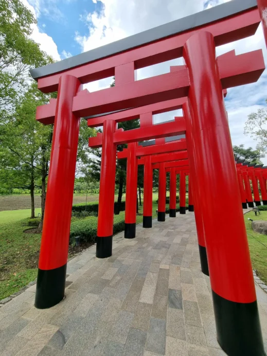 Hinoki Land Torii gate