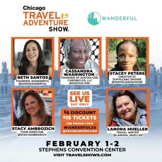 25_SocialMedia_template_1080x1080_chicago_wanderful_SP-1, Travel & Adventure Show 2025