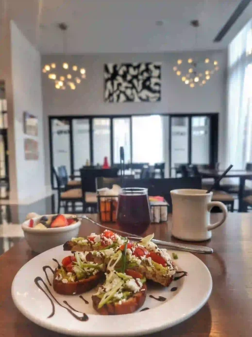 Avocado toast, Current, Marriott Hotel, Davenport, breakfast