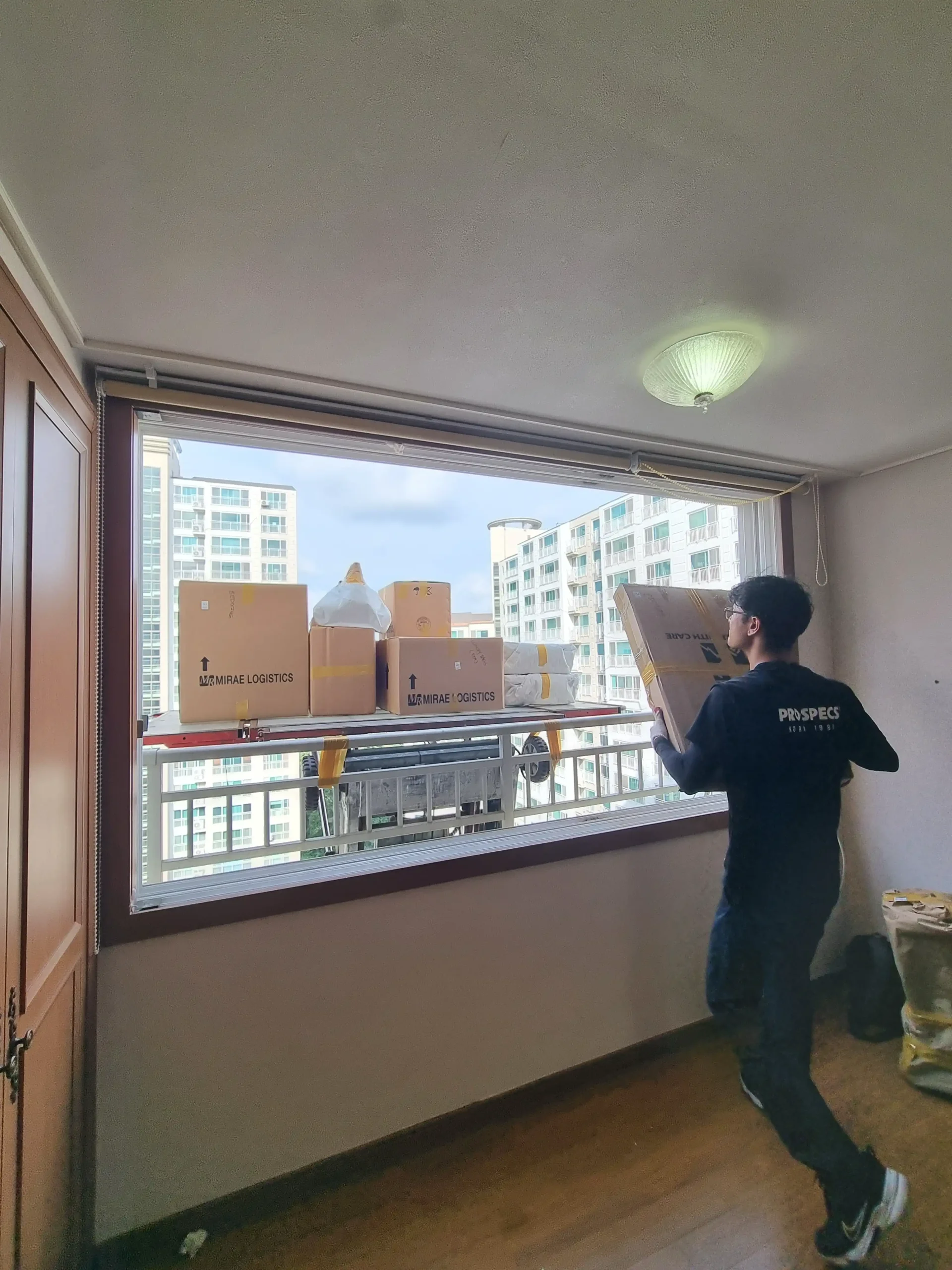 moving from Korea
