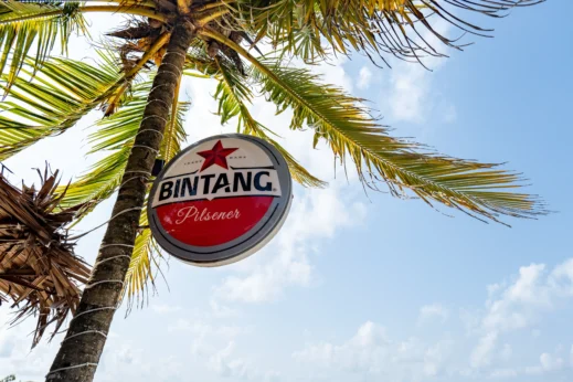 Bintang Beer in Bali Indonesia