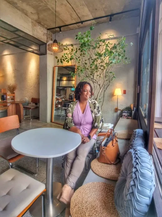 Stacey at Farts Cafe Daegu