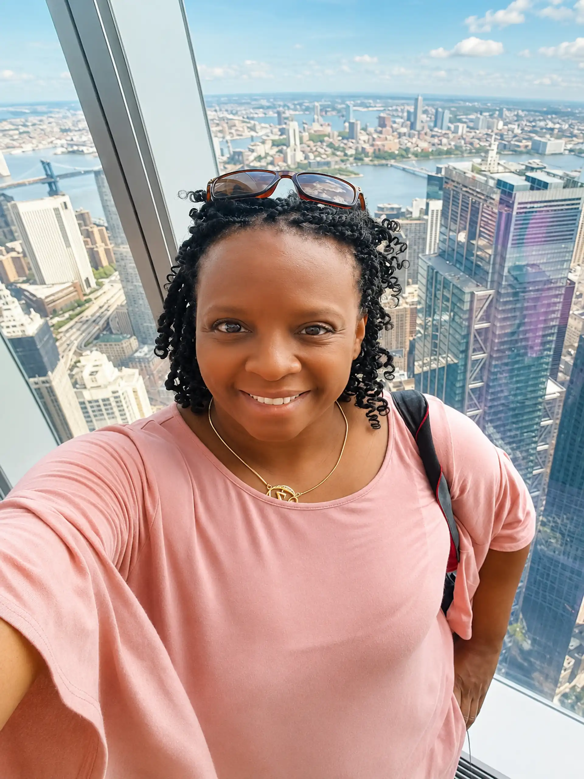 Stacey elevator World Trade Experience