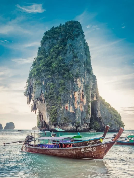 Thailand island, long tail boat