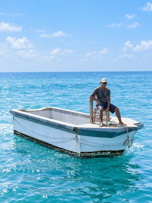 Koh Munnork, Thailand, fishing boat