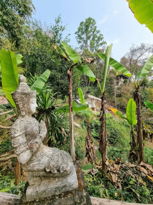 Hiking the Monk’s Trail, prayng Buddha