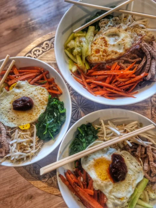 Bibimbap bowls