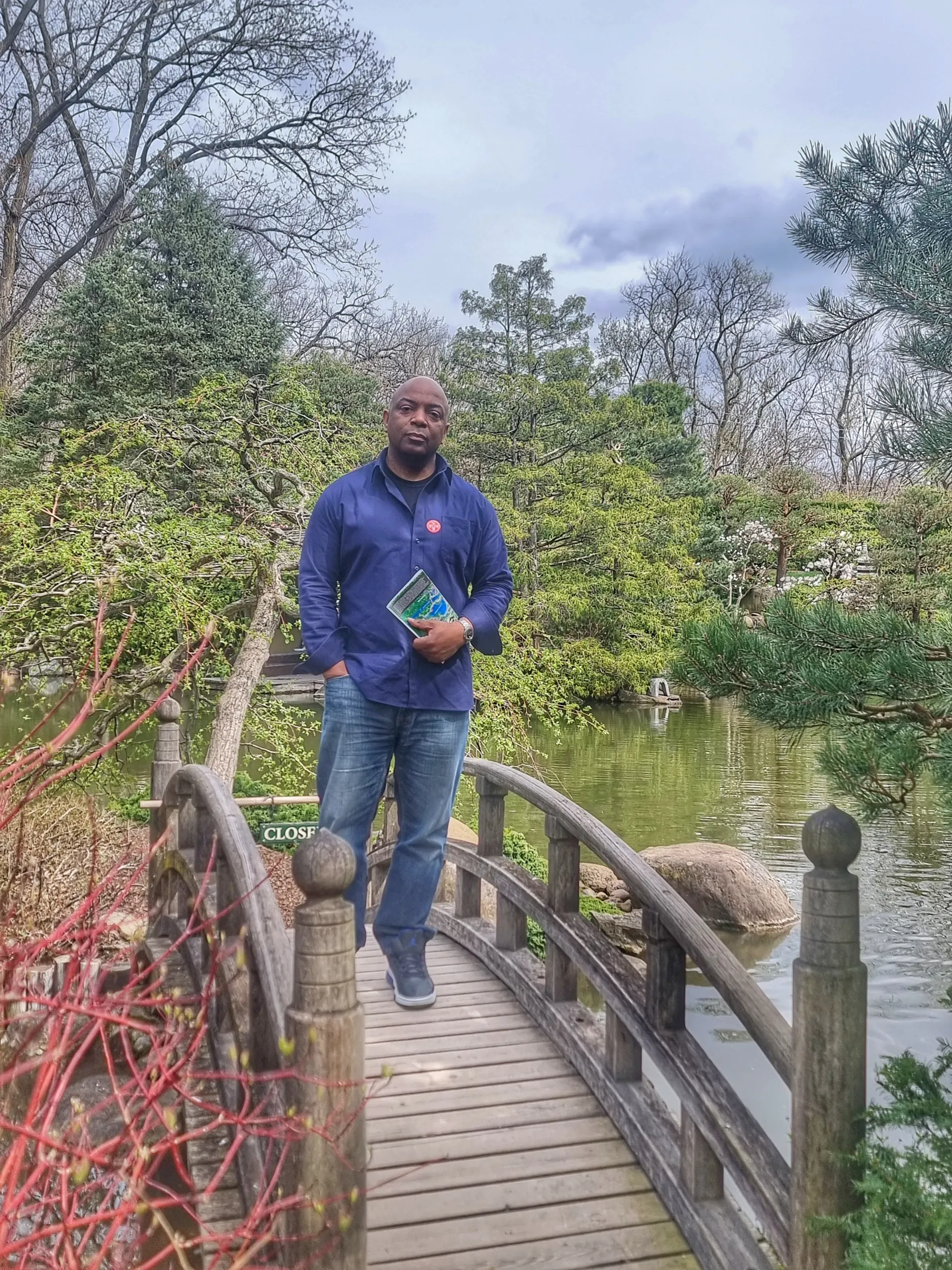 Steven at Anderson Japanese Gardens