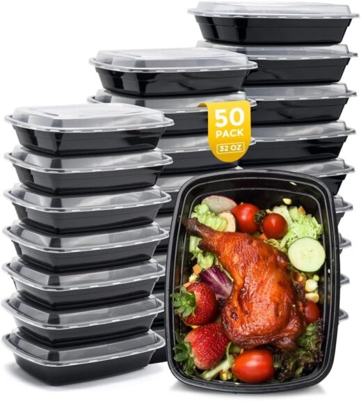 Amazon, 50 pack black containers