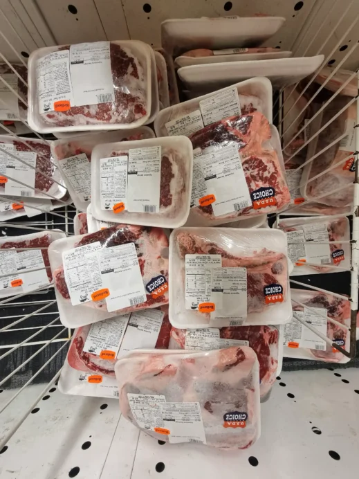 Commissary, Sale, frozen meat