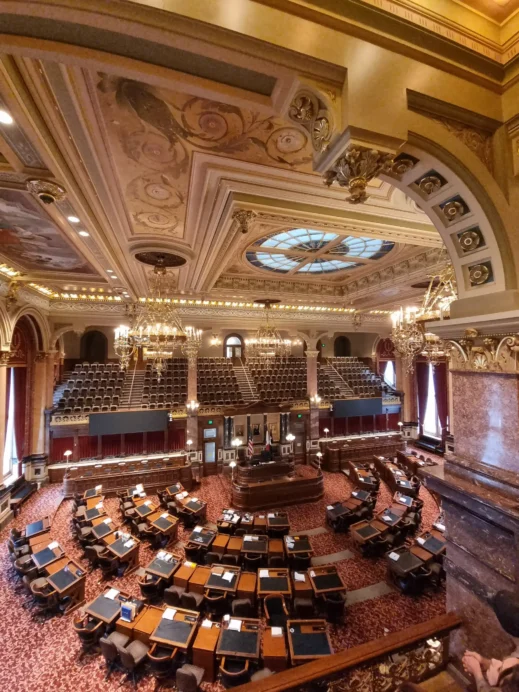 Des Moines State Capitol seating