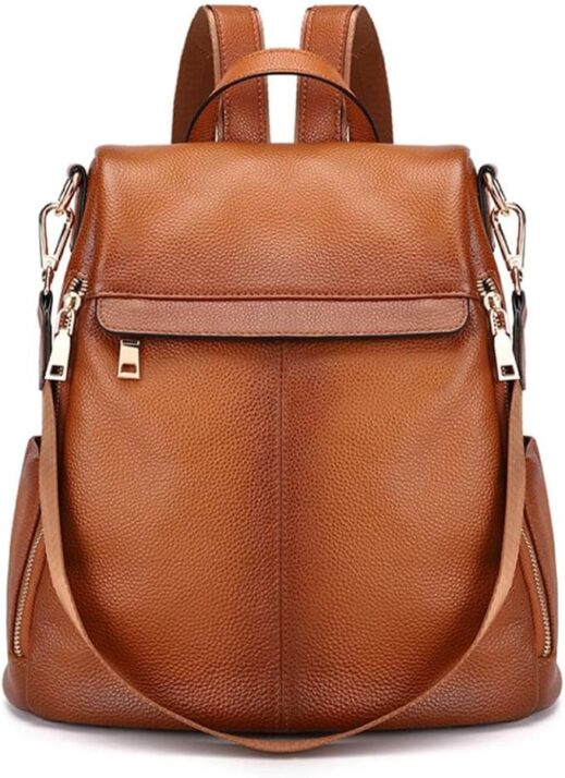 Kattee Women Leather Anti-Theft Backpack Purse Shoulder Bag