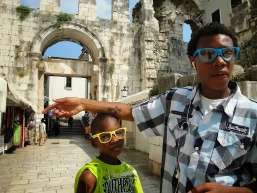 Malik and Kamren in Split Croatia