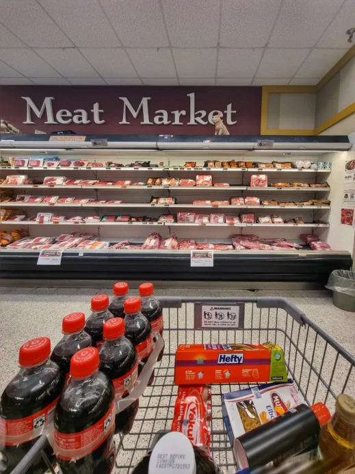 Military Families Can Save Money, grocery cart