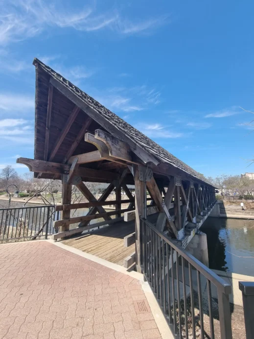 Wooden bridge Naperville