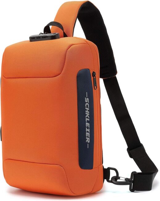 Schkleier Sling Bag USB Anti-theft Laptop Backpack