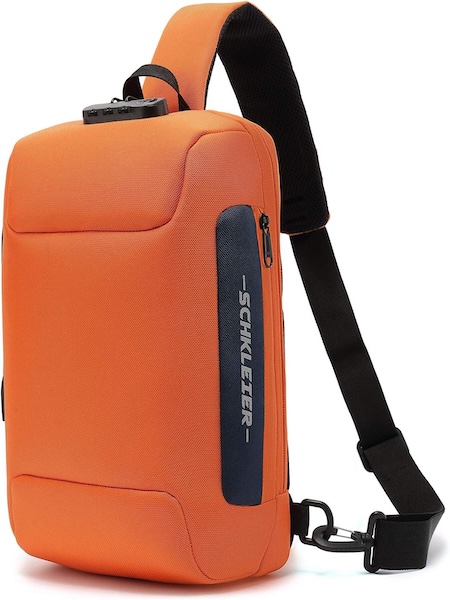 Amazon, Schkleier Sling Bag USB Anti-theft Laptop Backpack
