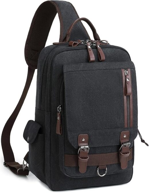 mygreen Canvas Cross Body Messenger Bag Shoulder Sling Backpack