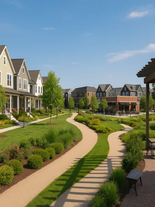 inexpensive-slow-travel, planned communities