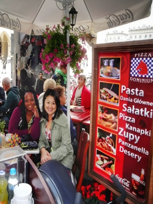 Cindy and Stacey Poland