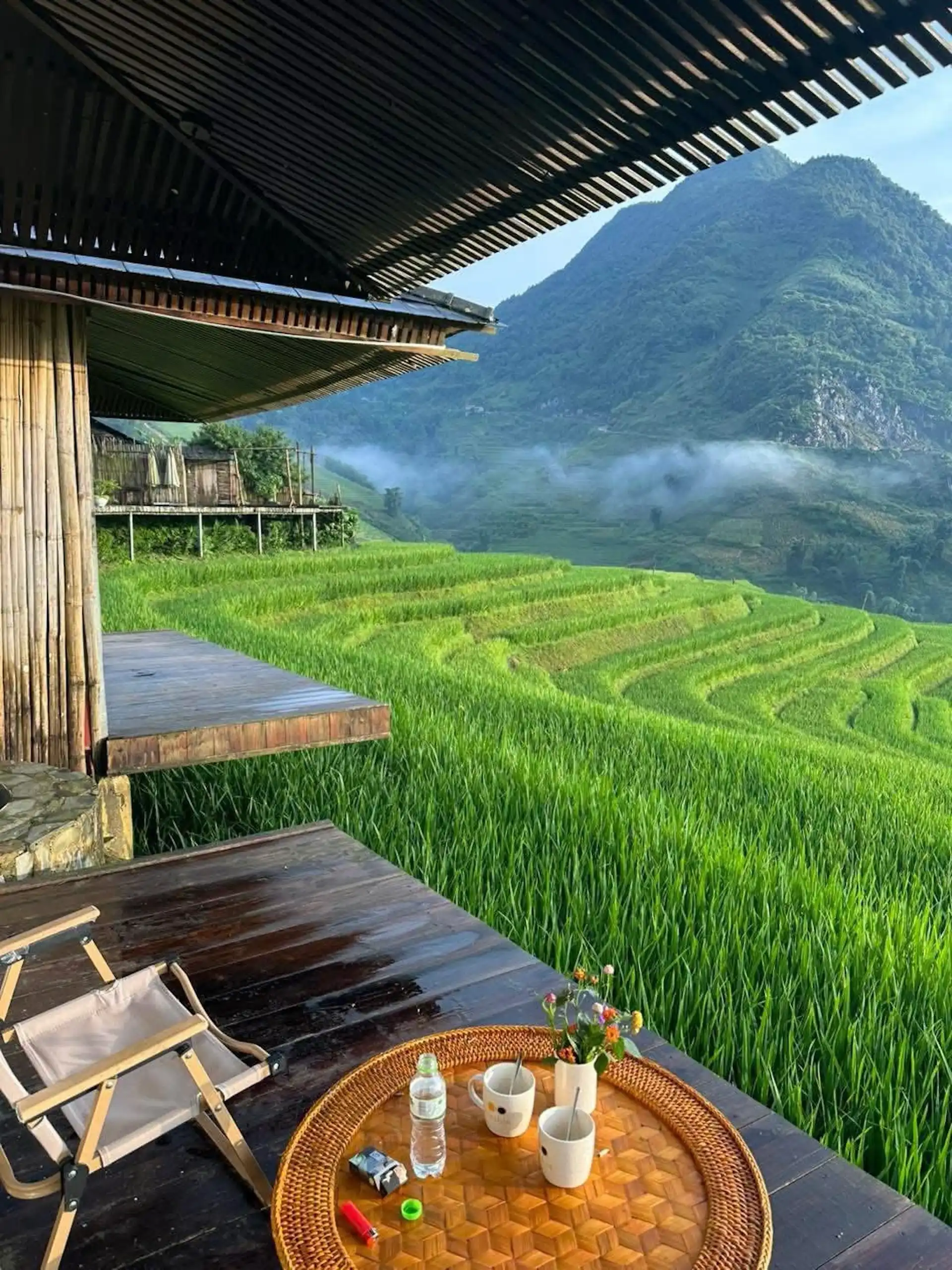 Sapa Vietnam view from balcon