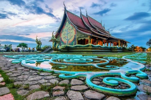 Sirindhorn Wararam Phu Prao Temple, top 10 temples in Thailand, 