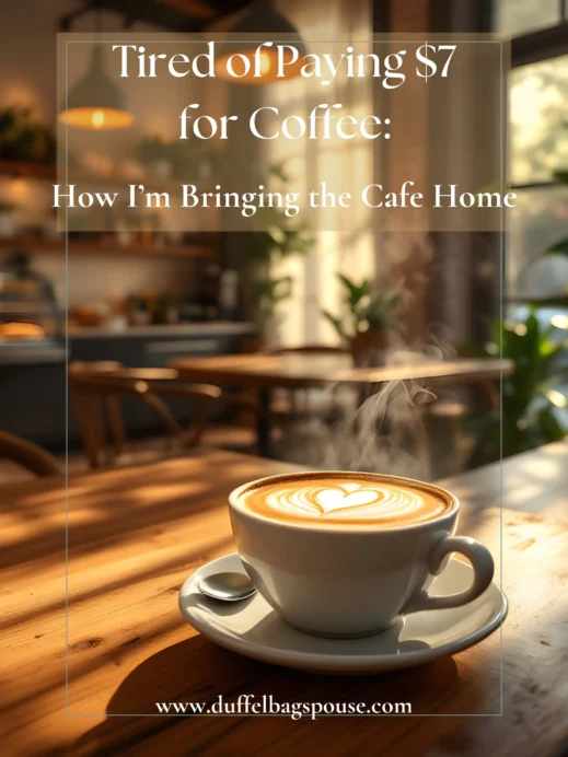 make cafe drinks at home Pinterest Pin, Tired of Paying $7 for Coffee: How I’m Bringing the Cafe Home