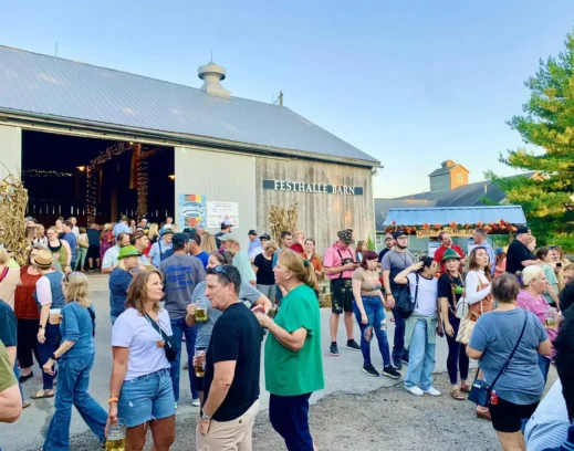 Oktoberfest Amana Colonies crowd