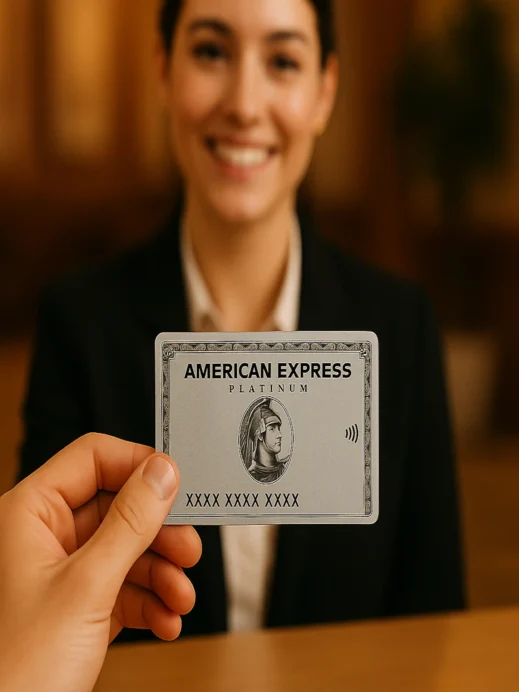 Amex Platinum hotel reception