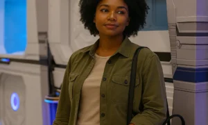 Black woman Avagard Capsule Hotel