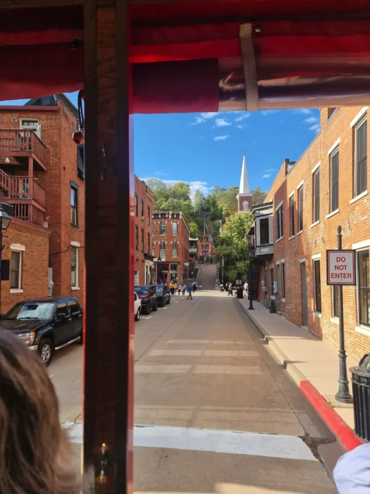 Galena downtown from trolley