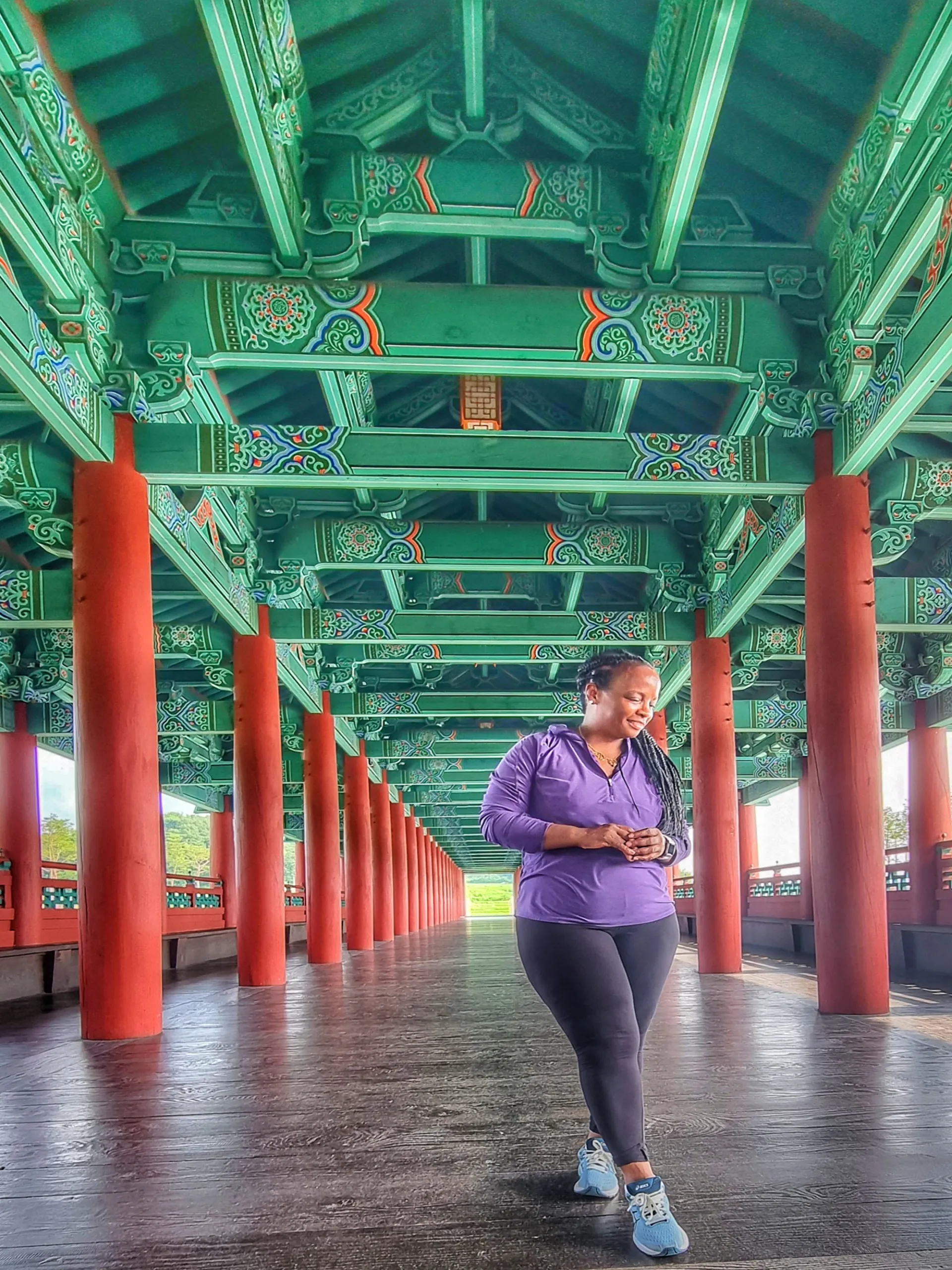 Stacey, Gyeongju, Woljeonggyo bridge