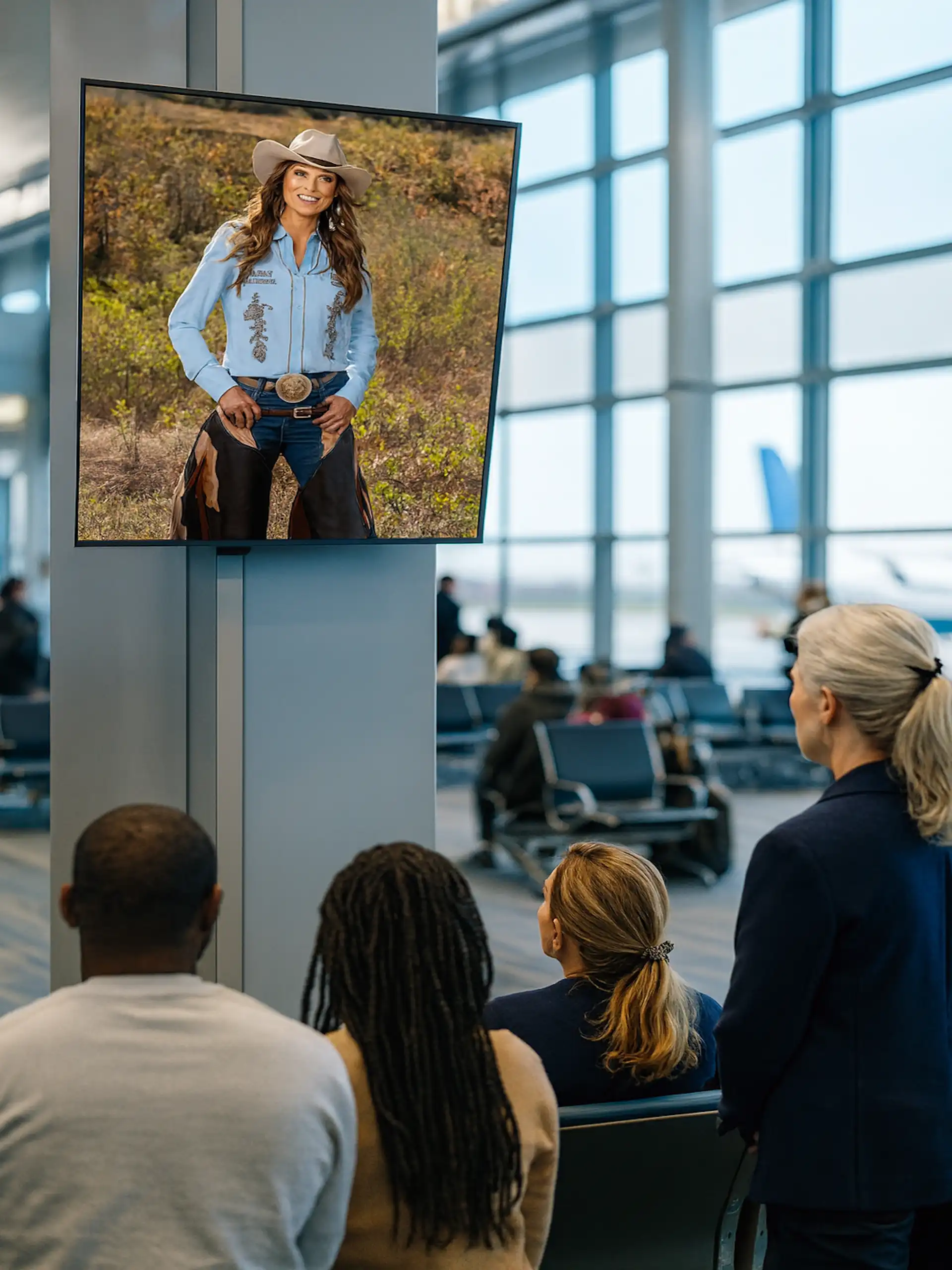 When Airports Say “No” to Government Messaging AI image