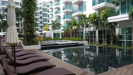 Fishermen’s Harbour Urban Resort, Phuket, Thailand, pool, chairs