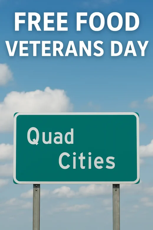 Free Food: Where a Veteran Can Get a Meal in the Quad Cities and Beyond This Veterans Day, Pinterest