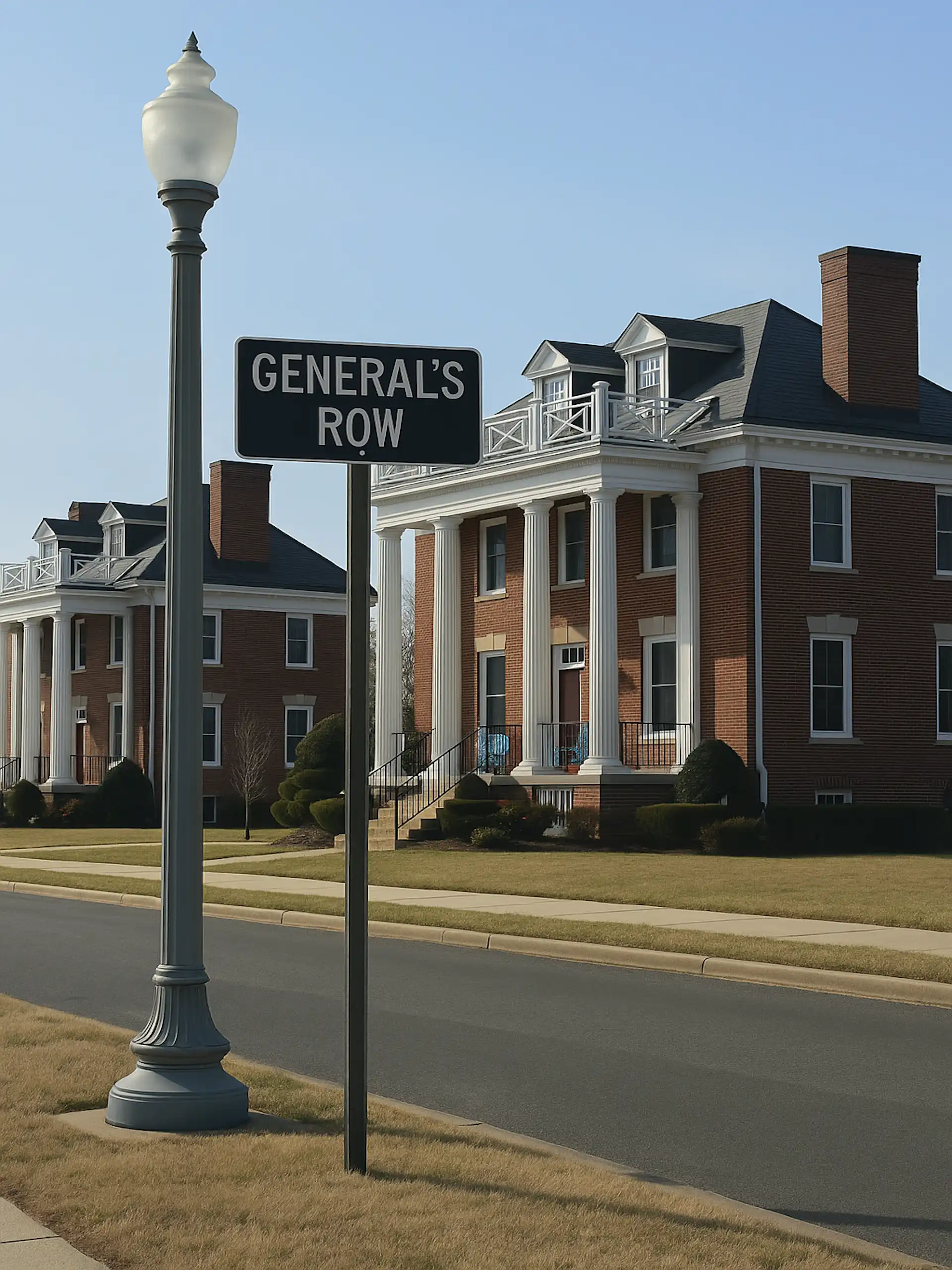 General's Row, Trump cabinet moving onto military bases