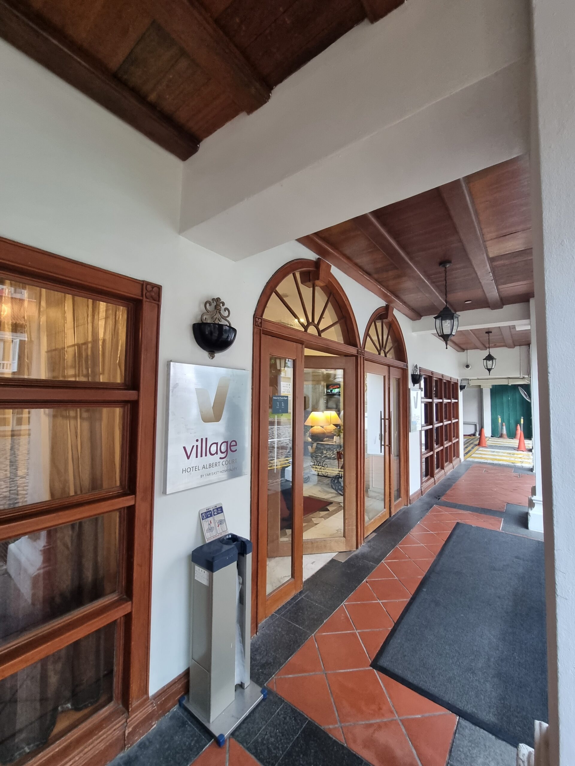village albert court hotel entrance