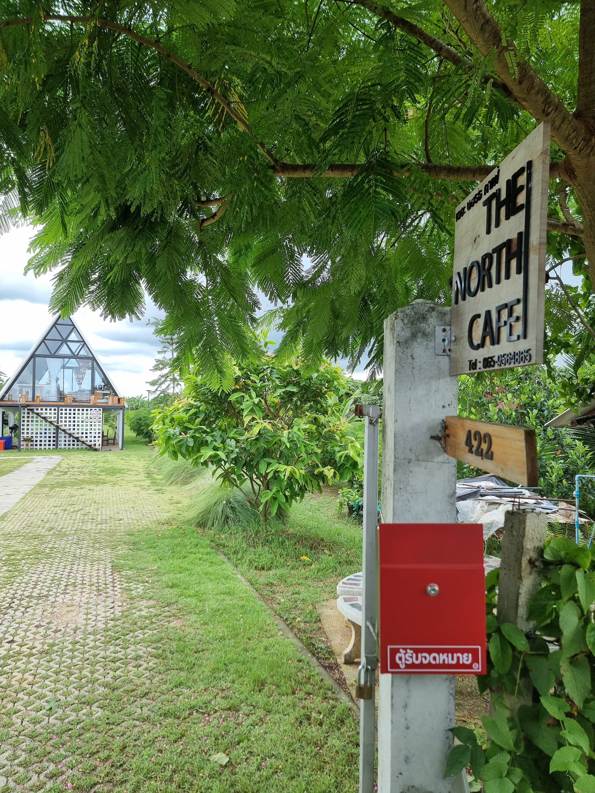 North Cafe street sign Chiang Mai