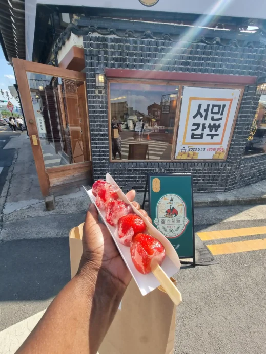 Tanghulu in Gyeonju South Korea