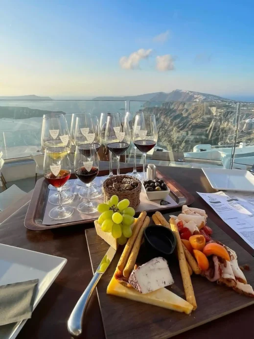 wine tasting, Santorini Greece, Why I Took the Blue Star Ferry From Kos to Santorini