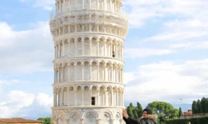 Pisa Malik at Leaning Tower