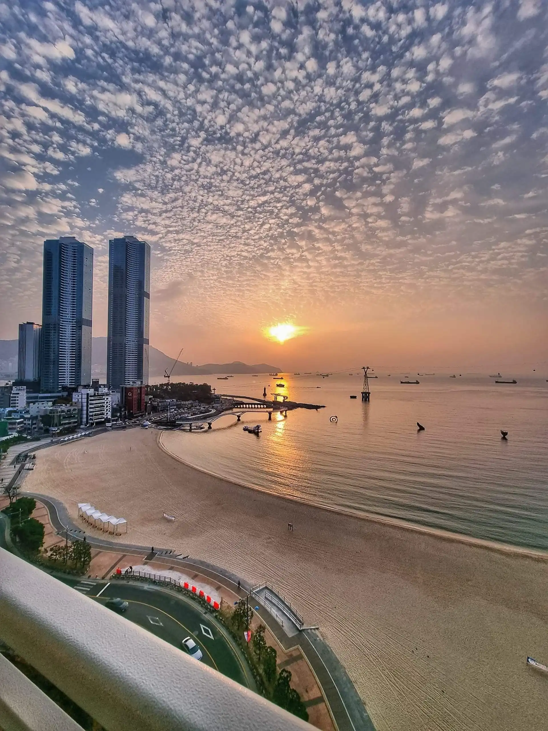 Songdo Beach water view hotel Busan South Korea