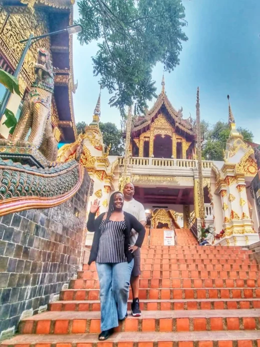 Steven and Stacey at Doi Inthanon, Chiang Mai, Thailand