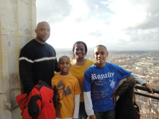 all four in Florence Italy Duoma