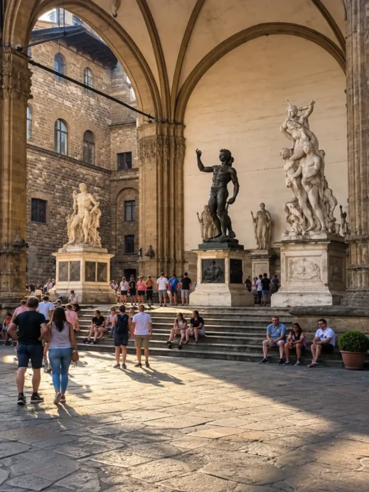 Florence, Italy, The Loggia dei Lanzi