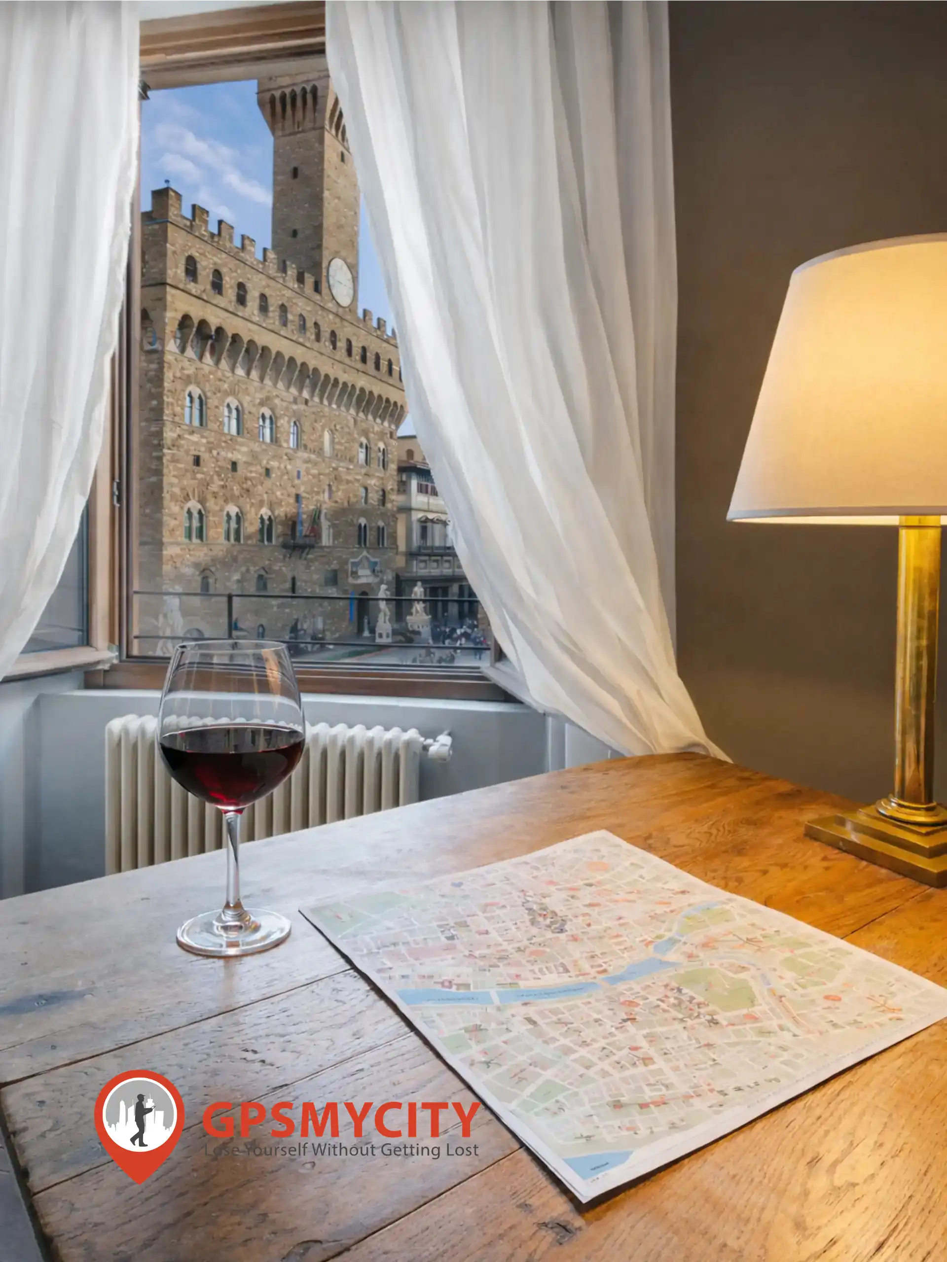 Florence hotel room view of Florence